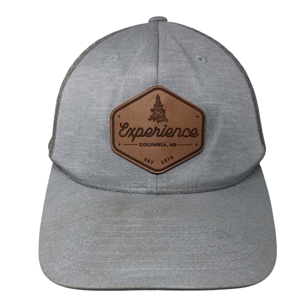 Experience Columbia MS Est. 2018 Snapback Trucker Hat Gray One Size Mesh Back